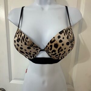 Leopard Print Women's Bra
